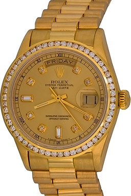 Mens Rolex President Day-Date Model 18038 Watch