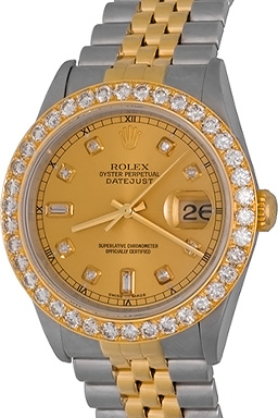 Mens Rolex Datejust Model 16233 Watch