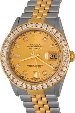 Mens Rolex Datejust Model 16233 Watch
