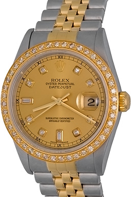 Mens Rolex Datejust Model 16233 Watch