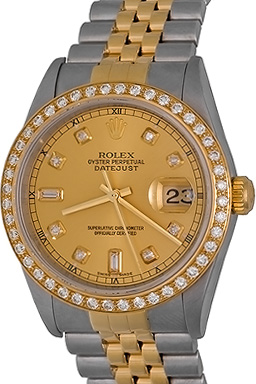 Mens Rolex Datejust Model 16233 Watch