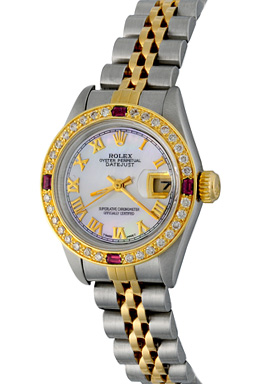 Ladies Rolex Datejust Model 69173 Watch