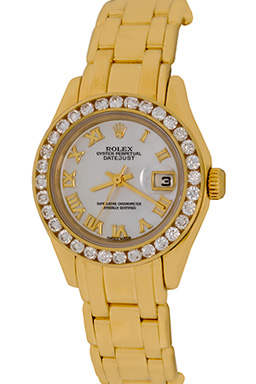 Ladies Rolex Pearlmaster 80318 Watch