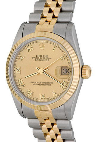 Midsize Rolex Datejust Model 68273 Watch